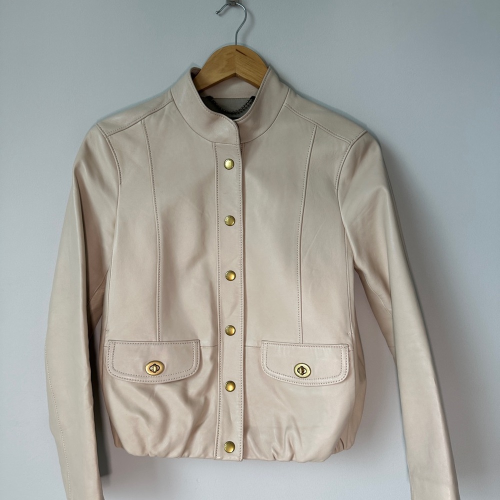 Coach Lambskin Leather Women's Jacket